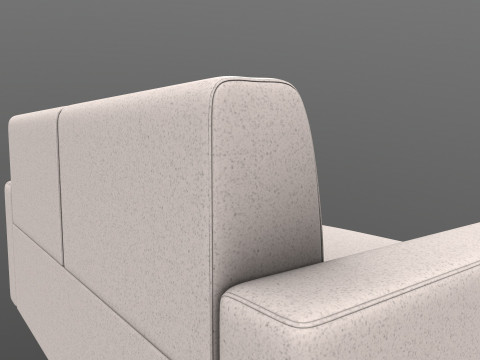 Sofa 2 Seater 3D Model
