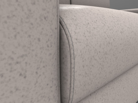 Sofa 2 Seater 3D Model