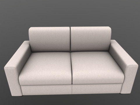 Sofa 2 Seater 3D Model