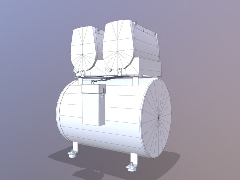 Компресорна машина 3D Модель