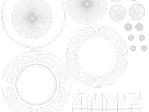 Specchio di design Modello 3D