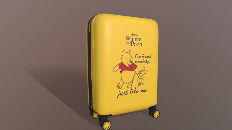 Torba na k&oacute;łkach Model 3D .c4d .max .obj .3ds .fbx .stl .blend 