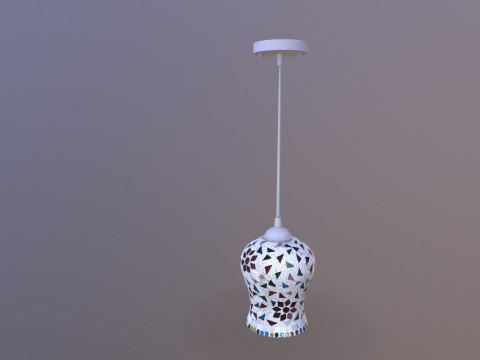 Lampadari Lampade a sospensione LAKH Vetro Modello 3D