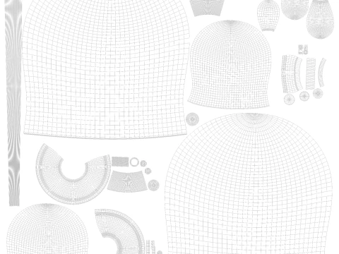 Chandeliers Pendant Lights LAKH Glass 3D Model