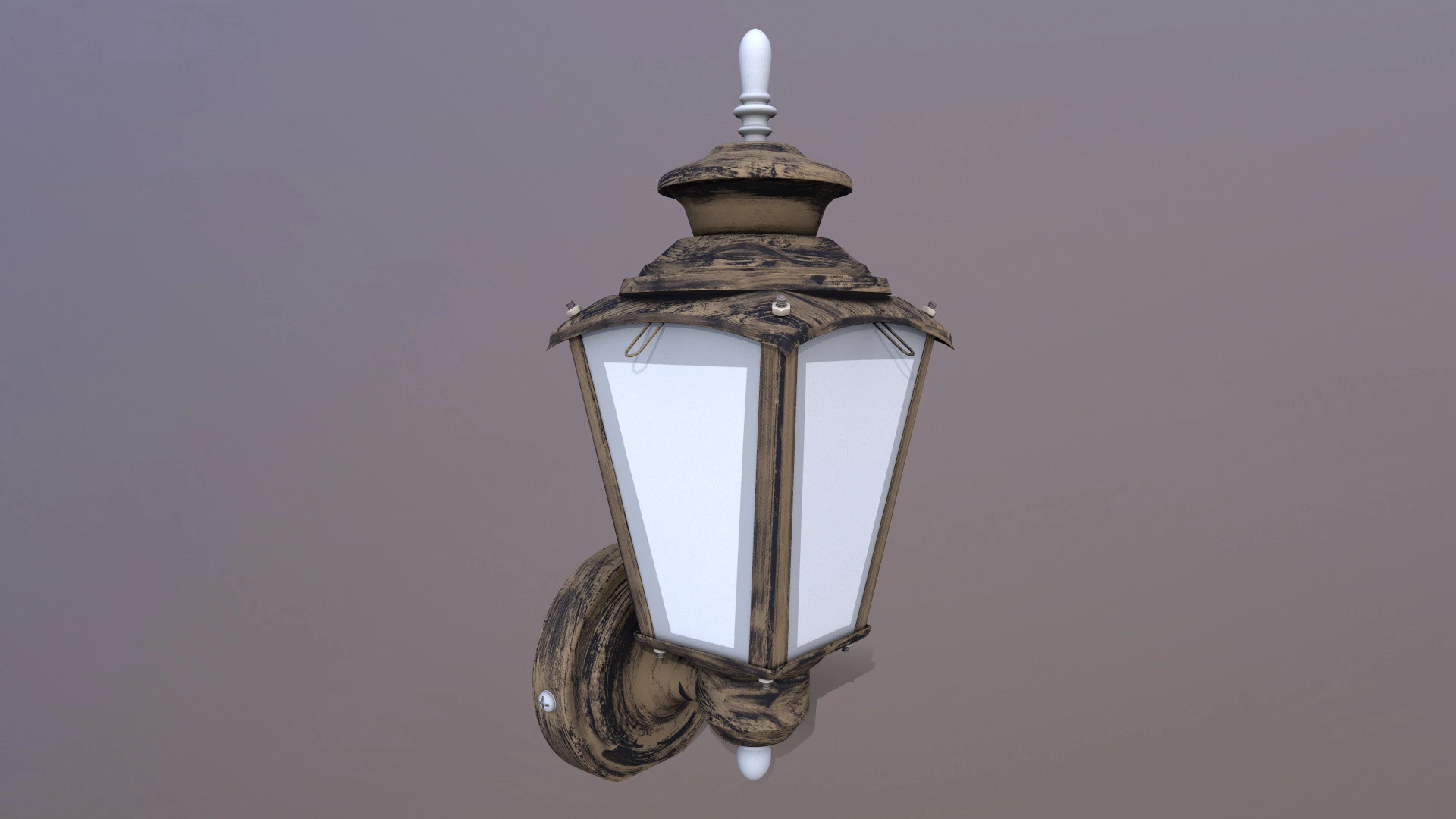 Wall Light 3D Model .c4d .max .obj .3ds .fbx .stl .blend 