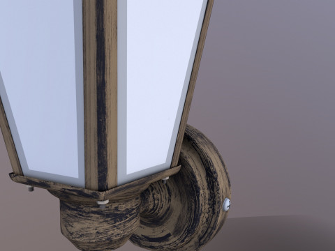 Wandleuchte 3D Modell