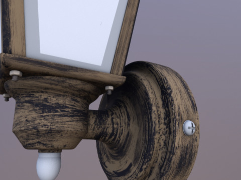 Wandleuchte 3D Modell