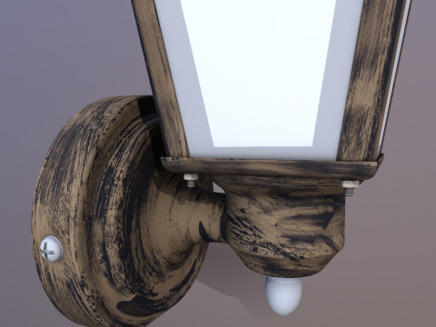 Wandleuchte 3D Modell