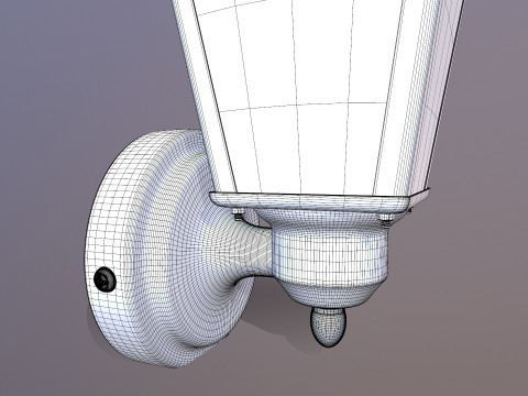 Wandleuchte 3D Modell