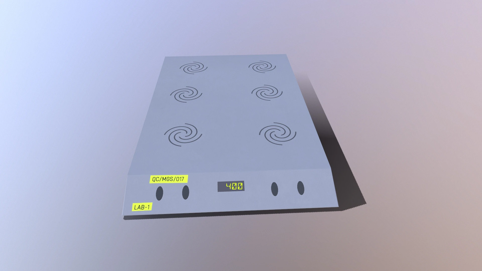 Magnetic Motion Low-poly 3D Model .c4d .max .obj .3ds .fbx .stl .blend 