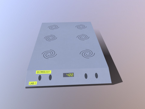 Movimiento magn&eacute;tico Low-poly Modelo 3D