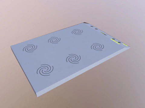 Magnetic Motion Low-poly 3D Model