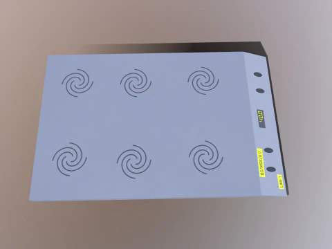 Magnetic Motion Low-poly 3D Model