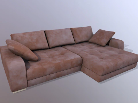 Диван L'Shape 3D Модель