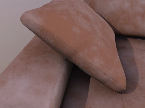Sofa LShape 3D Model