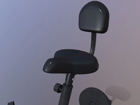 Air Bike Exercise Cycle 3D Model