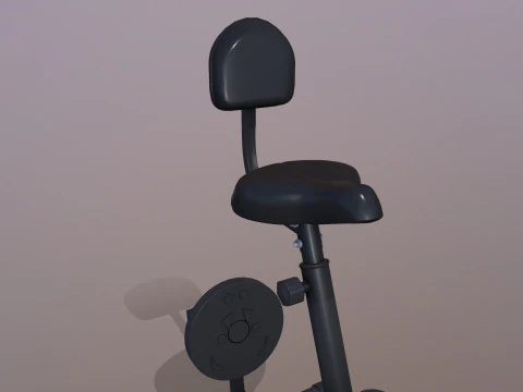 Air Bike Exercise Cycle 3D Model