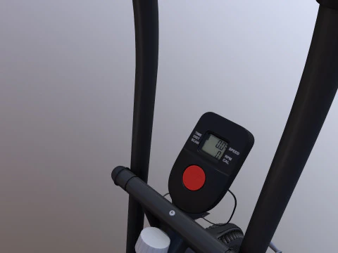 Air Bike Exercise Cycle 3D Model