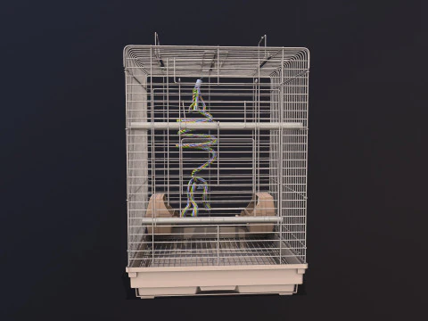 Bird Cage 3D Model