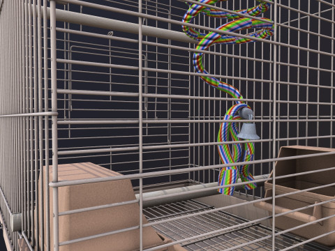 Bird Cage 3D Model