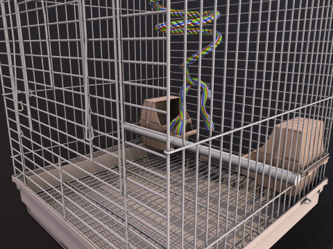 Bird Cage 3D Model