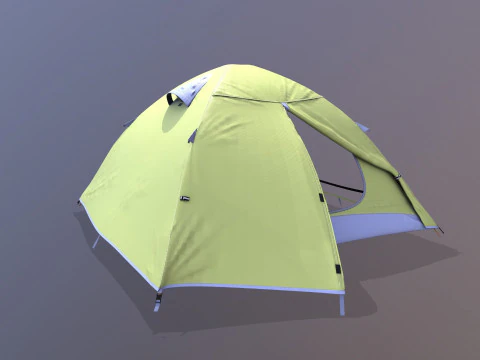 Tenda Berkemah Model 3D