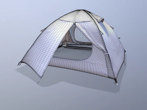 Tenda Berkemah Model 3D