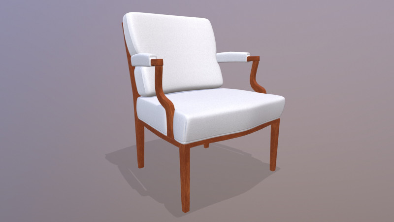 Chaise Modèle 3D .c4d .max .obj .3ds .fbx .stl .blend