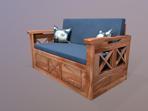 Ofis Salonu i&ccedil;in Tasarımcı Kanepe 3D Model