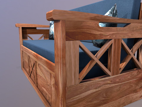 Ofis Salonu i&ccedil;in Tasarımcı Kanepe 3D Model