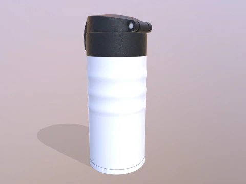 MUG Stainless Steel 3D Model