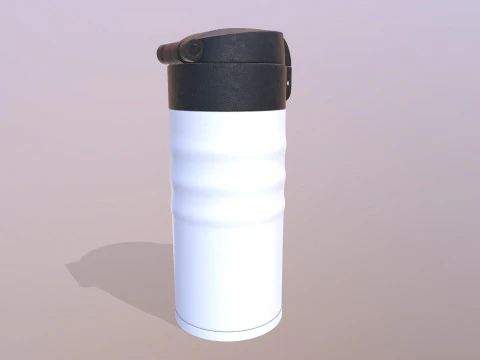 MUG Stainless Steel 3D Model