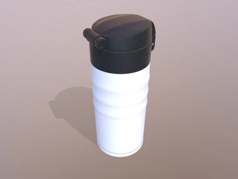 MUG Stainless Steel 3D Model