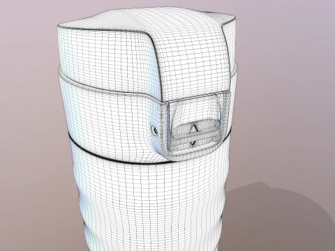 MUG Stainless Steel 3D Model