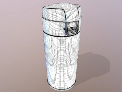 MUG Stainless Steel 3D Model