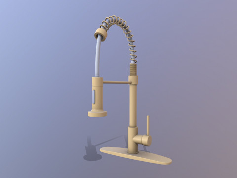 Rubinetto per lavabo da bar Modello 3D
