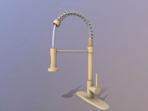 Bar Sink Faucet 3D Model