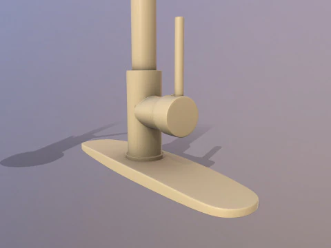 Bar Sink Faucet 3D Model