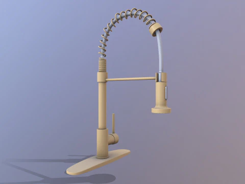 Bar Sink Faucet 3D Model