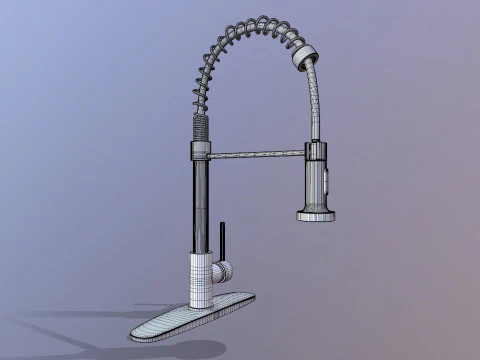 Bar Sink Faucet 3D Model