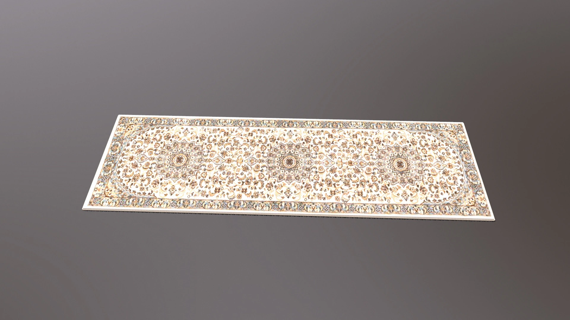 Carpet Mat Low-poly 3D Model .c4d .max .obj .3ds .fbx .stl .blend