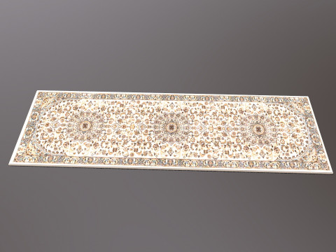 カーペットマット ローポリ 3Dモデル