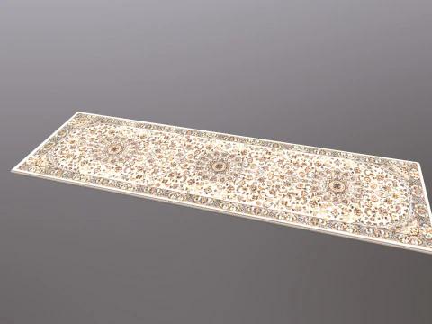 Carpet Mat Low-poly 3D Model