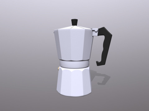 커피 머신 3D 모델