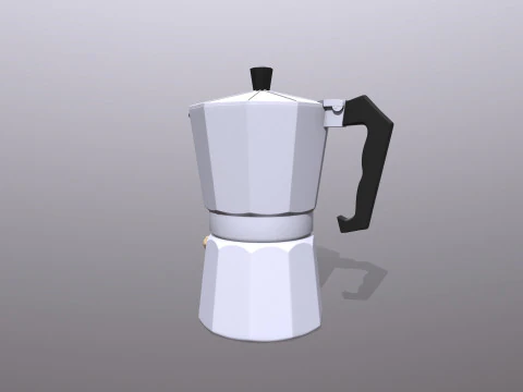 커피 머신 3D 모델