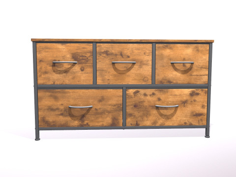 옷장 서랍 3D 모델