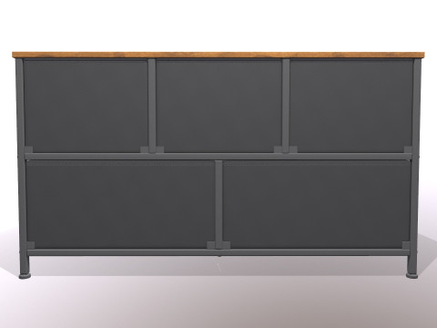 Dresser Drawers 3D Model