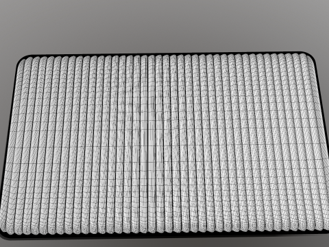 Tappetino in tessuto Modello 3D