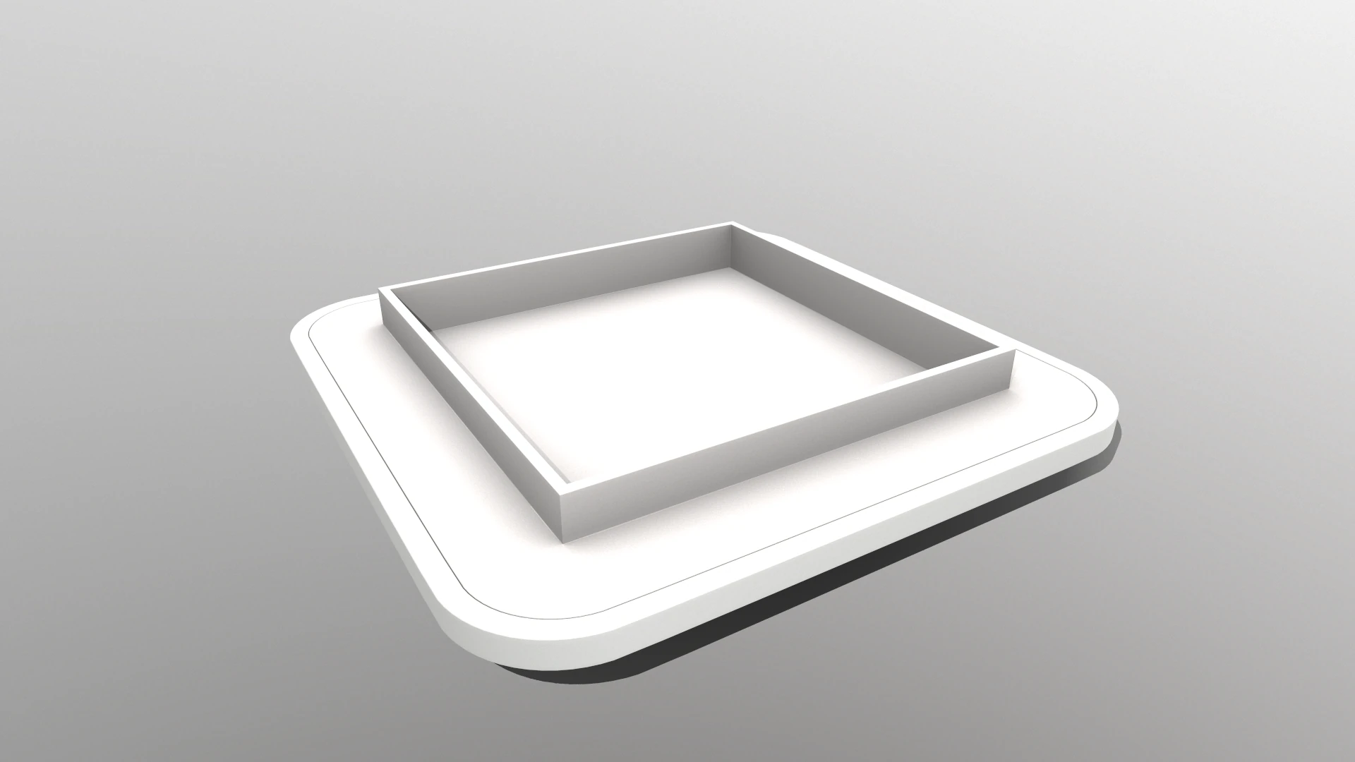 Table Tray 3D Model .c4d .max .obj .3ds .fbx .stl .blend 