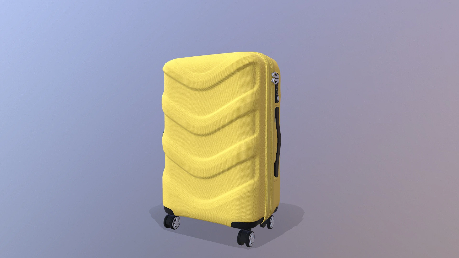American Tourister Trolley 3D Model .c4d .max .obj .3ds .fbx .stl .blend